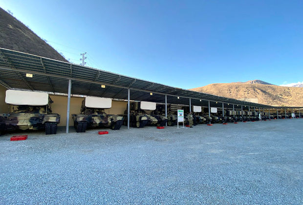 Zakir Həsənov azad edilən ərazilərdə: Yeni hərbi hissə istifadəyə verildi - VİDEO